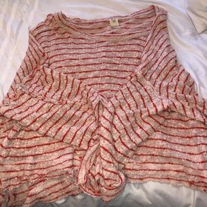 Dark&light orange striped free people!!